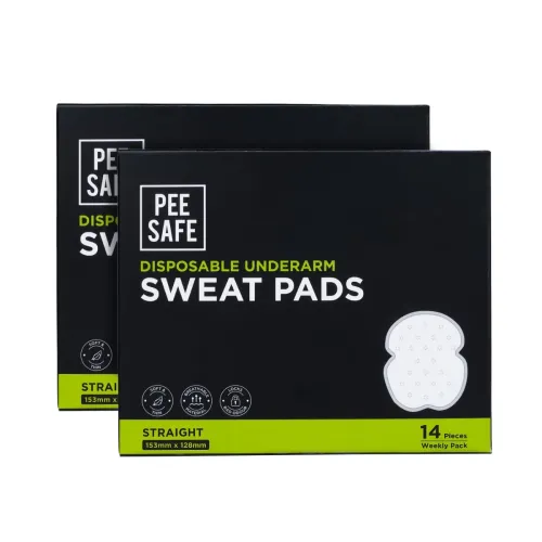 Image of Pee Safe Underarm Sweat Pads for Men & Women | 28 Pads | Straight