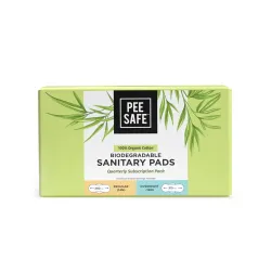 Pee Safe Organic Biodegradable Sanitary Pads (32 Pack)