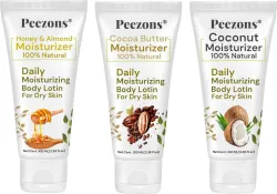 Peezons Honey& Almond With Cocoa Butter With Coconut Body Lotion (300ml)