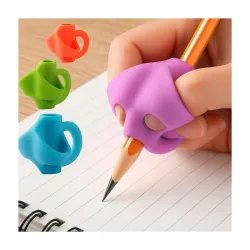 Pencil Gripper For Kids Writing - Set of 3 Pcs, Writing Supplies for Kids | Pencil Gripper 3 Year | Pencil Grip for 5 Year | Pencil Grips