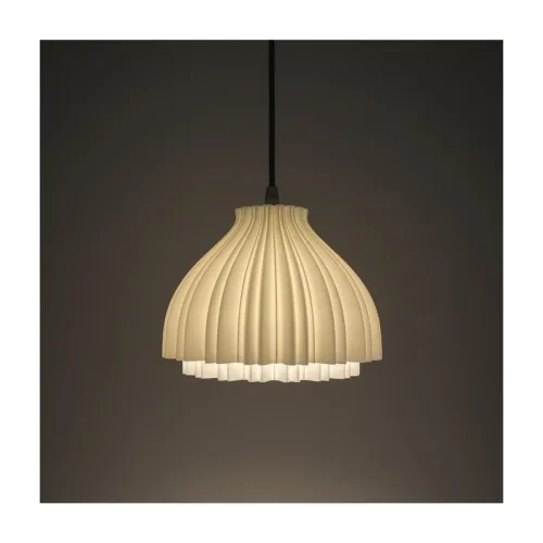 Image of Pendant Lamp 3D Printed for Home Decoration | Hanging Ceiling Light for Bedroom, Living Room, Dining Space | Stylish Mod