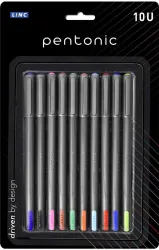 Pentonic 0.7 mm Ball Pen Blister Pack, Po10