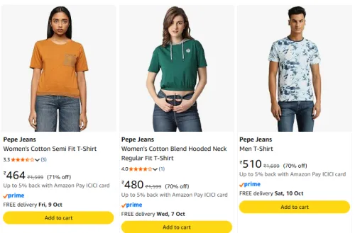 Image of Pepe Jeans at minimum 70% Discount