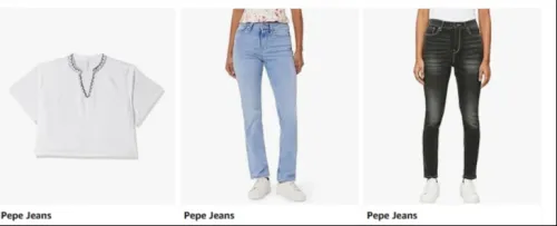 Image of Pepe Jeans Clothing Upto 80% OFF