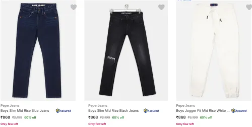 Image of Pepe Jeans For Boys Minimum 60% Discount