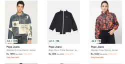  Pepe Jeans Jacket Minimum 70% Discount