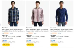 Pepe Jeans Men Jeans Minimum 70% Discount