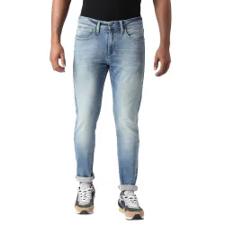 Pepe Jeans Mens Skinny Fit Mid Rise Jeans