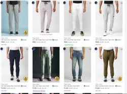Pepe Jeans Mens Track Pants at minimum 60% Discount