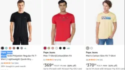 Pepe Jeans Mens Upto 63% Discount