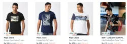 Pepe Jeans Mens T-Shirt up to 71% Discount 