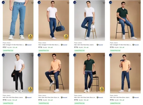 Image of Pepe Jeans Men's Jeans at minimum 70% Discount