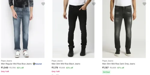 Image of Pepe Jeans Men's Jeans at minimum 60% Discount