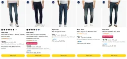 Pepe Jeans Mens Jeans at minimum 70% Discount