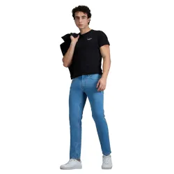 Pepe Jeans Mens Jeans Slim Fit Mid Rise Stretchable