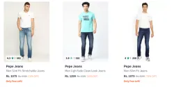 Pepe Jeans Mens Jeans upto 70% Discount