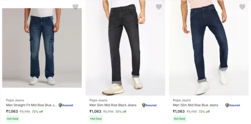Image of Pepe Jeans Men's Jeans upto 72% Discount