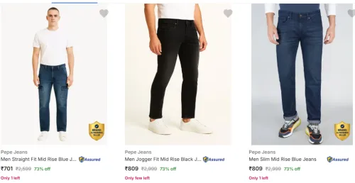 Image of Pepe Jeans Mens Jeans Upto 73% Discount