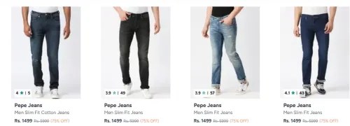 Image of Pepe Jeans Men's jeans up to 75% Discount 