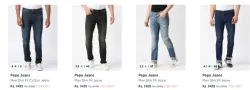 Pepe Jeans Mens jeans up to 75% Discount 