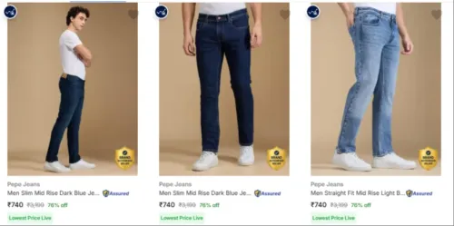 Image of Pepe Jeans Men's Jeans upto 76% Discount