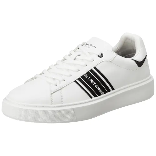 Image of PEPE JEANS Mens Lightweight Cupsole Sneakers