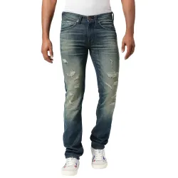 Pepe Jeans Men's Mid Rise Slim Jeans