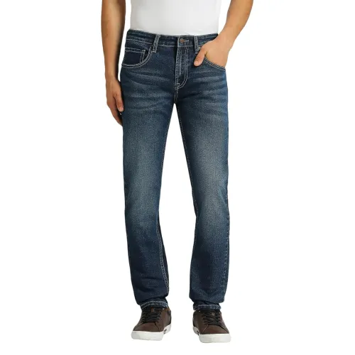 Image of Pepe Jeans Men's Regular Fit Mid Rise Jeans