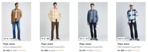 Image of Pepe Jeans Men's shirts up to 72% Discount 