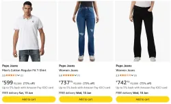 Pepe Jeans minimum @75% discount 