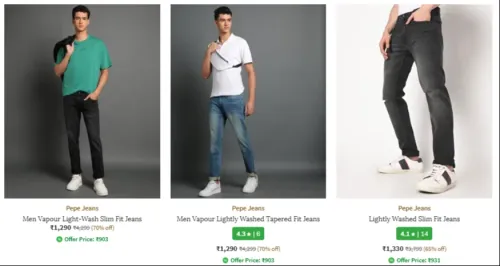 Image of Pepe jeans up to 70% Discount 