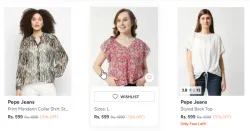  Pepe Jeans Women Top Minimum 70% Discount