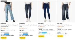 Pepe Jeans Womens Jeans upto 83% Discount