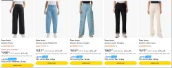 Pepe Jeans Womens Pants at minimum 75% Discount