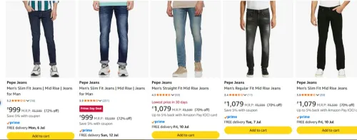Image of Pepe Men Jeans Minimum 70% Discount
