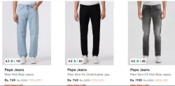 Pepe mens jeans up to 75% discount 