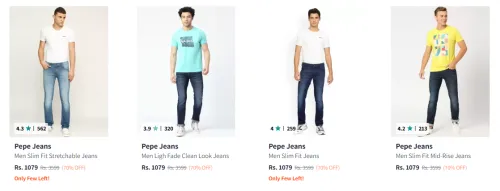 Image of Pepe Jeans Men's Jeans at minimum 70% Discount