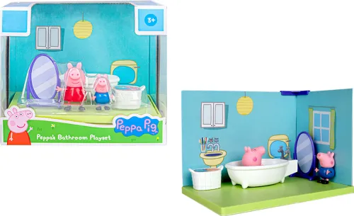 Image of Peppa Pig Peppa George's Bathroom Themed Preschool Toy, Preschool toy for Unisex
