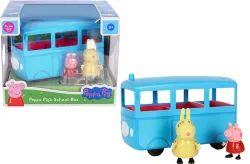 Peppa Pig Peppas School Bus with Sound Effects, Preschool Toys for Unisex Aged 3+ (Multicolor)