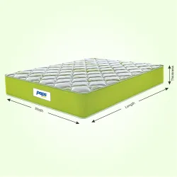 peps Springkoil Ortho Luxe 8 Inch Pocket Spring Latex Foam Mattress