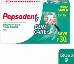 PEPSODENT Gum Care+ Expert Protection Toothpaste (390 g, Pack of 3)