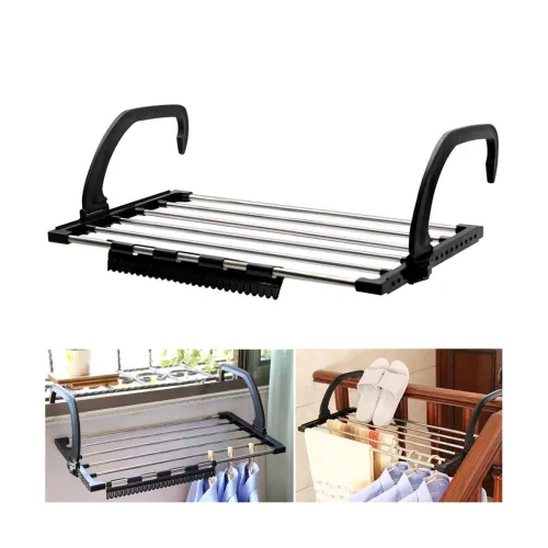 Image of PERDANT Foldable Cloth Drying Rack Towels