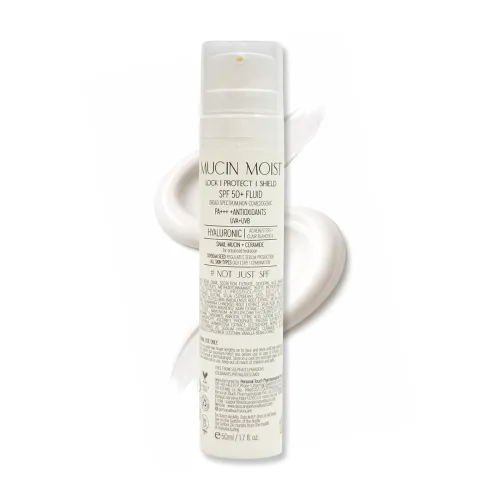 Image of Personal Touch Snail Mucin & Ceramide Sunscreen SPF 50+ PA++++ | Ultra Hydrating Fluid Sunscreen