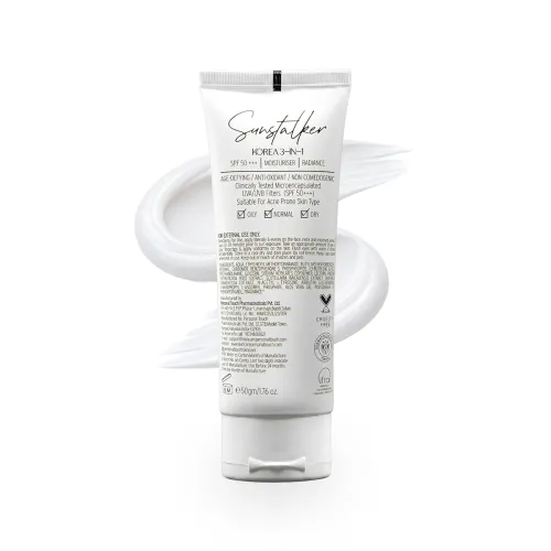 Image of Personal Touch SPF 50 PA+++ Face Sunscreen | Lightweight, Oil-Free, No White Cast | 50 ml