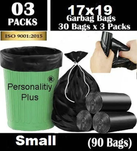 Image of PERSONALITY PLUS Garbage Bags 7L, 90 Bags Pack