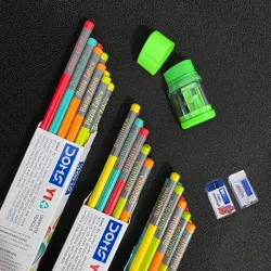 Personalized pencils with name | Personalised Name Pencil for Kids with Free Eraser & Sharpener, name engraved HB Pencils | Best For School, Return Gift | Combo Offer (10 Pencil 3 Moq 3 Name...