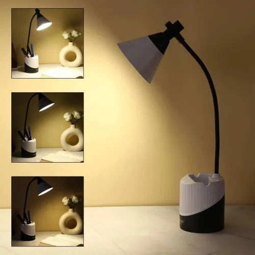 Image of PESCA Rechargeable Desk Lamp (Pen & Mobile Holder, Victorian) 