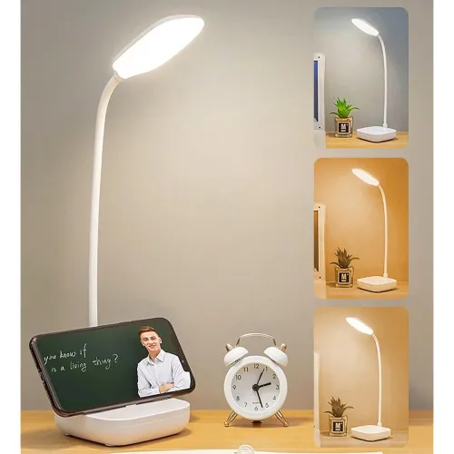 Image of PESCA Rechargeable LED Desk Lamp (White)