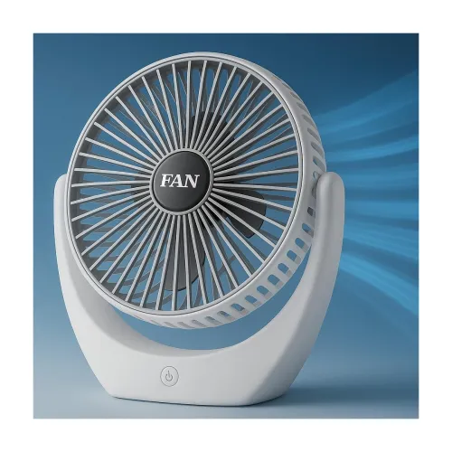 Image of PESOMA 6 Inch Rechargeable Mini Table Fan 