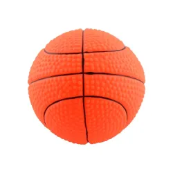 Petbabas Interactive Playing Ball for Dogs and Pets |Durable Natural chew Rubber Squeaky Basket Ball |Chewing and Funny 